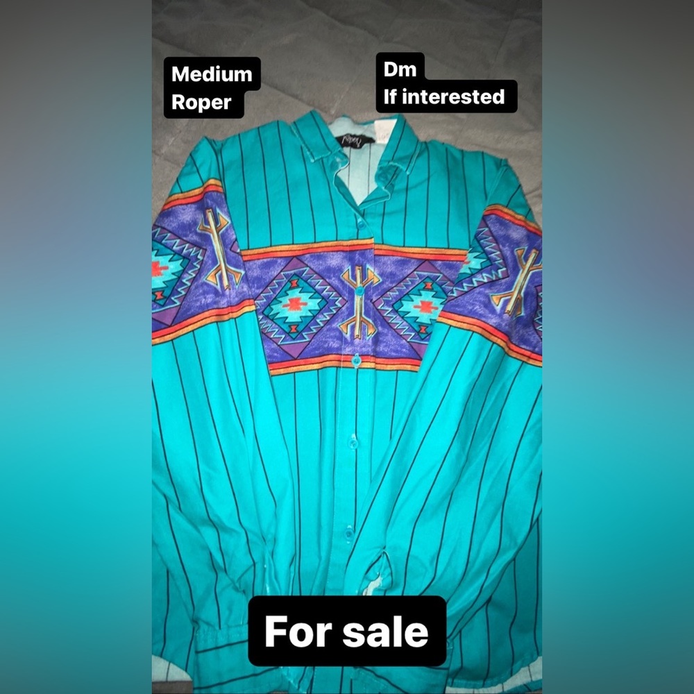 Vintage roper button up
